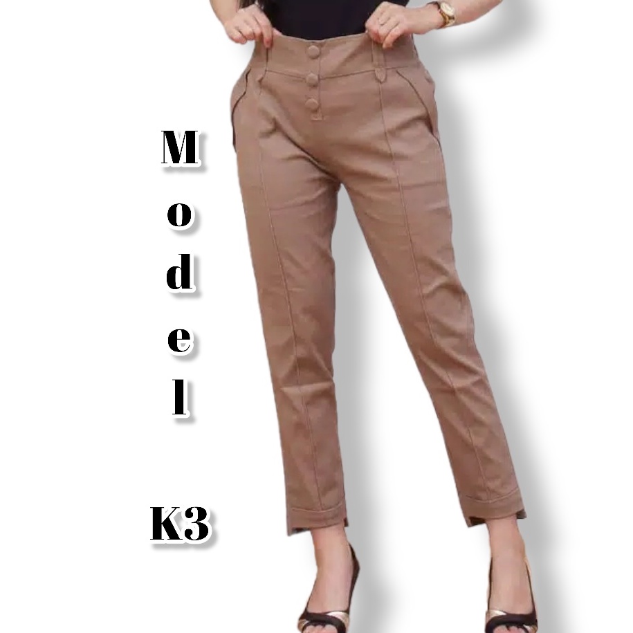 PROMO!!! BAGGY PANTS TWILL COMBED PREMIUM | CELANA KERJA &amp; SANTAI / CELANA WANITA KEKINIAN