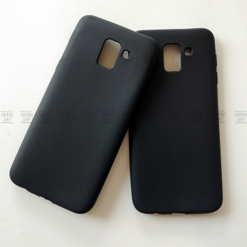 Soft Case Slim Black Matte Samsung Galaxy J6 2018 J600 Ultrathin Ultra Thin Blackmatte Softcase Ori