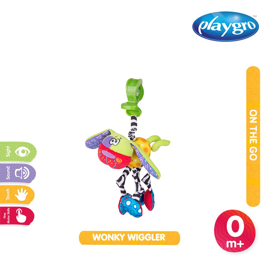 Playgro Wonky Wiggler - Mainan Bayi