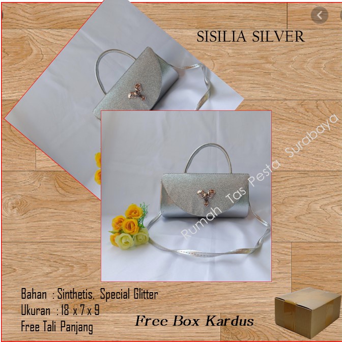 Tas Slempang,Tas Etnik,Tas Kekinian,SISILIA SILVER