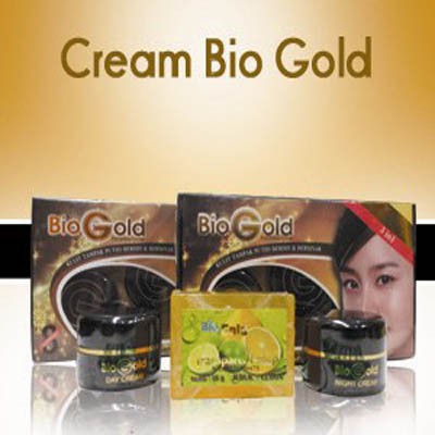 DUS PAKET BIOGOLD BPOM / BIOGOLD WHITENING CREAM