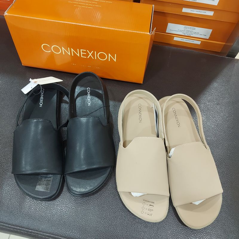 connexion sandal selop wanita ada tali belakang new arrival size 36-40