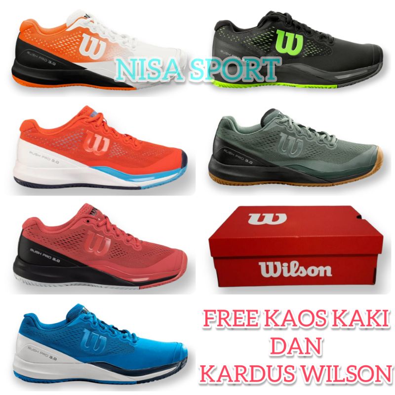 SEPATU TENIS WILSON RUSH PRO 3.0 TENNIS