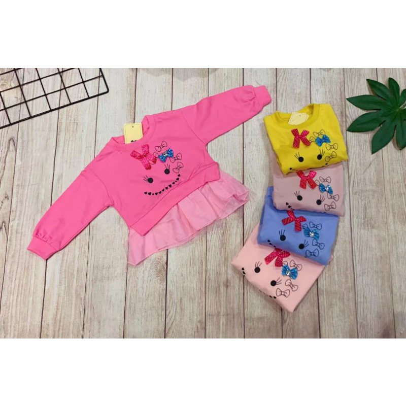 grosir 4 pcs dress anak import