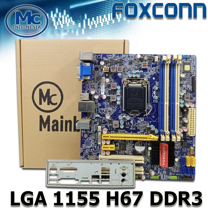 MOBO Motherboard Mainboard H67 Intel LGA 1155 4 Slot Ram