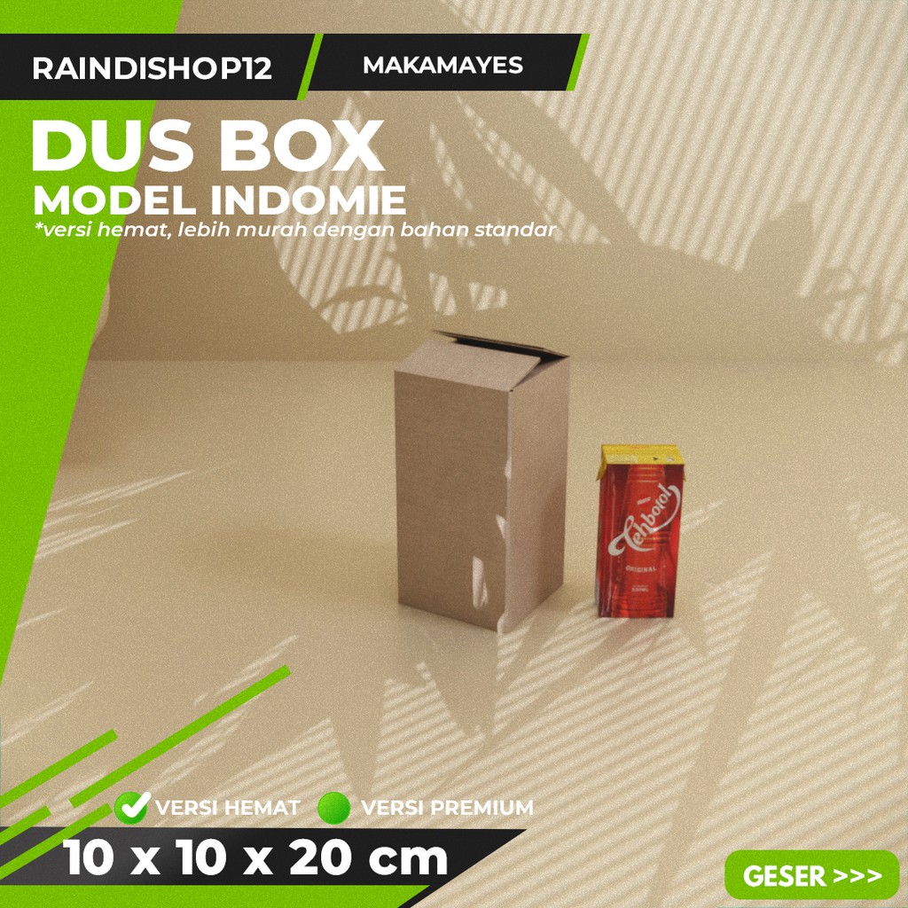 

(MIN 10 PCS) BOX 10 X 10 X 20 CM KARDUS KOTAK KEMASAN PACKAGING KADO POLOS