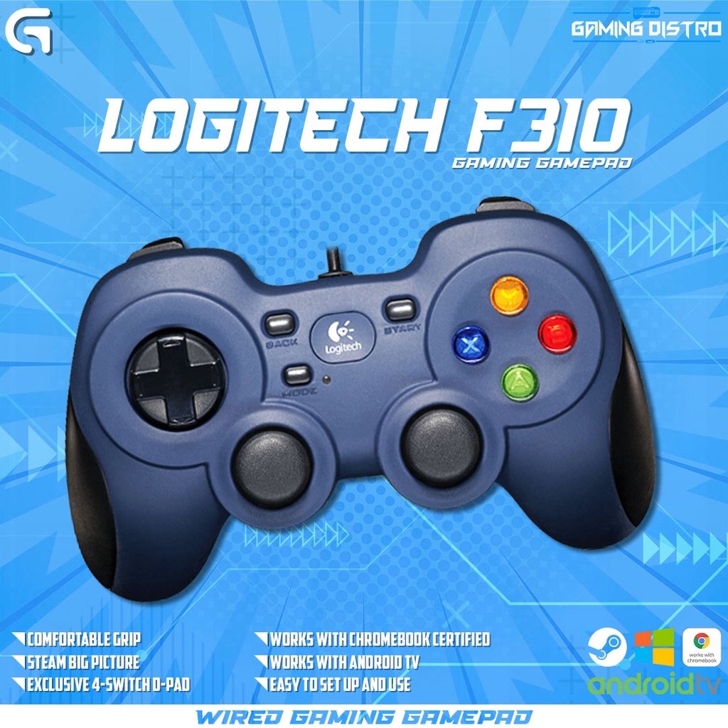 Gamepad Logitech F310 - Logitech F310 Console - Joystick