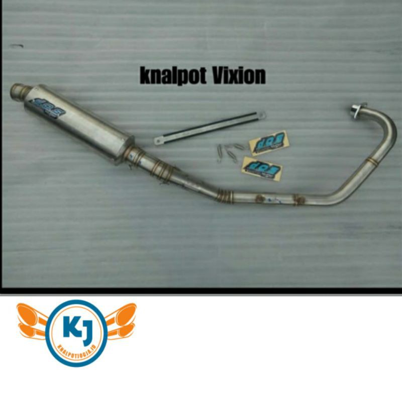 Knalpot Dos Muffler D.O.S Muffler Original Jogja Vixion old Dan Vixion New Nvl Nva Stainless Origina