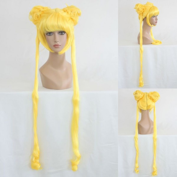 Wig MCoser Lemon Yellow 100 cm 057A - Sailor Moon - Usagi Tsukino