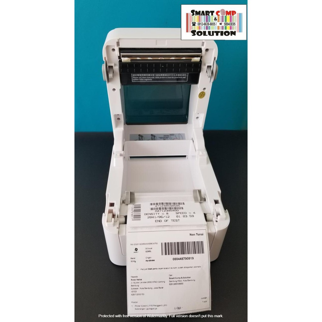 Printer Barcode Therma XPrinter 420B Wifi - USB Label RESI Alamat A6