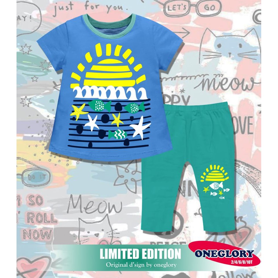 Baju Anak Perempuan Setelan One Glory Cewek