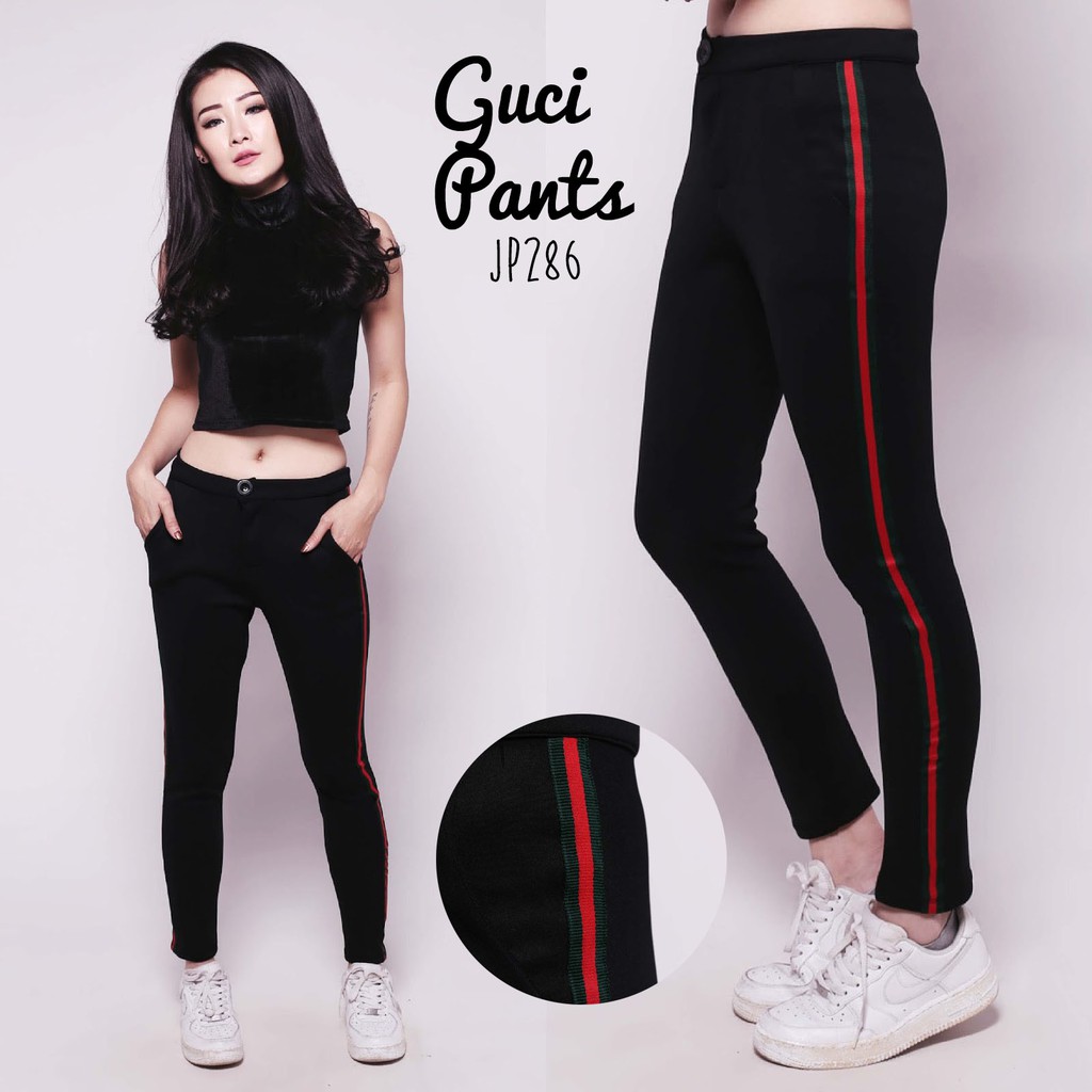 Guci Pants Celana  Legging  Sporty Celana  Wanita  JP286 