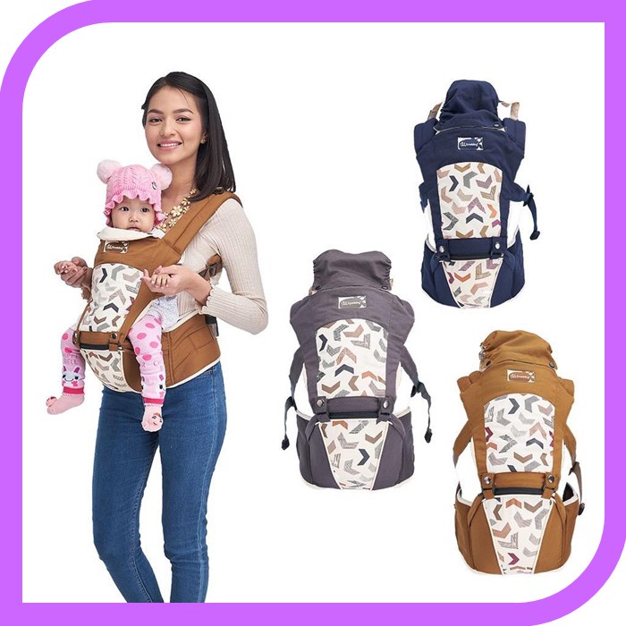 Gendongan Bayi Depan Samping Tas Bayi besar medium Snobby Artsy Series