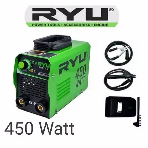 Mesin Las Inverter RYU 450watt Basic RII120-2 Travo Las 450 Watt / las RYU 450watt PROMO