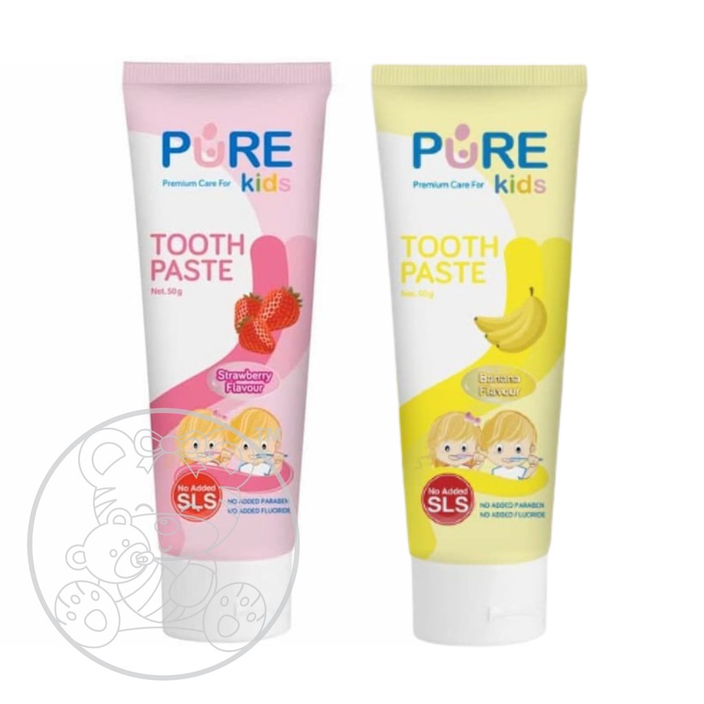 Jual Pure Premium Care For Kids Toothpaste Pasta Gigi Perlengkapan ...