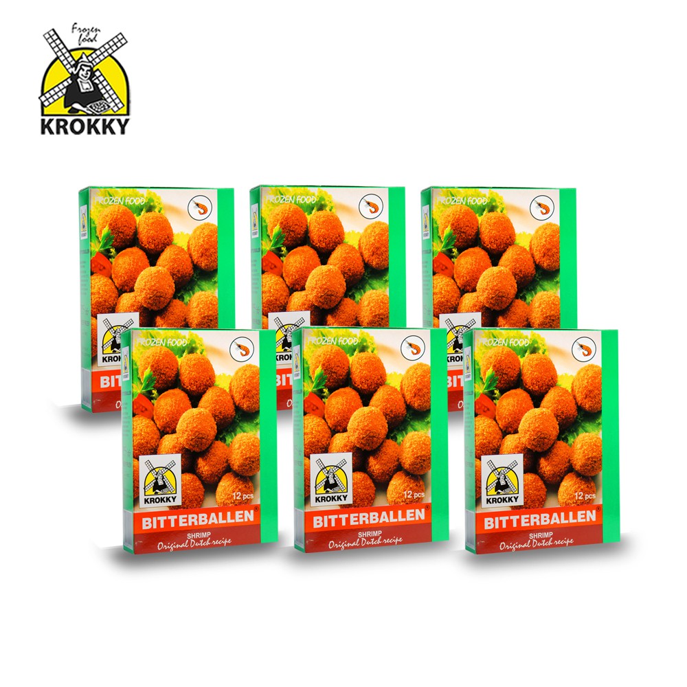 

Krokky Bitterballen Udang (6pack/72pcs)