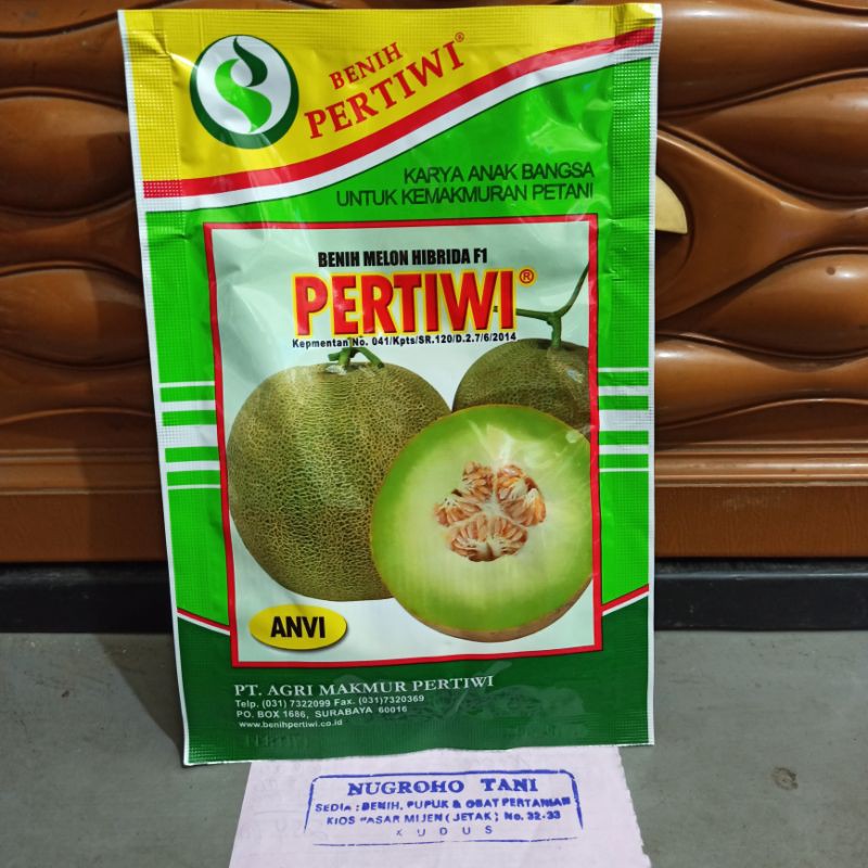 BENIH MELON PERTIWI ANVI ISI 600 BIJI PERTIWI