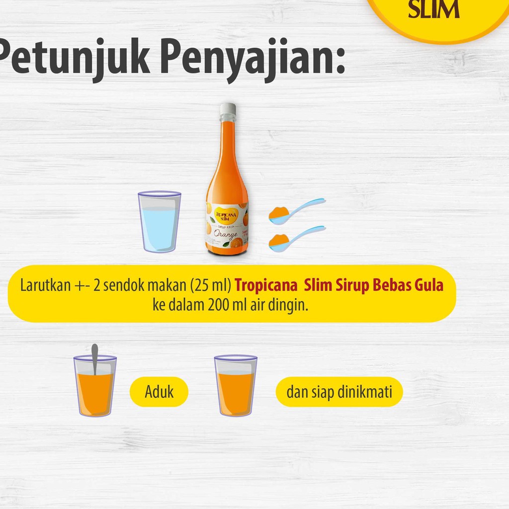 

[KODE BARU 4] Tropicana Slim Syrup Orange 750 ml x 2 pcs TERBARU!!!