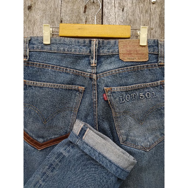 levis vintage 501xx big E selvedge blue wash size 32 second original