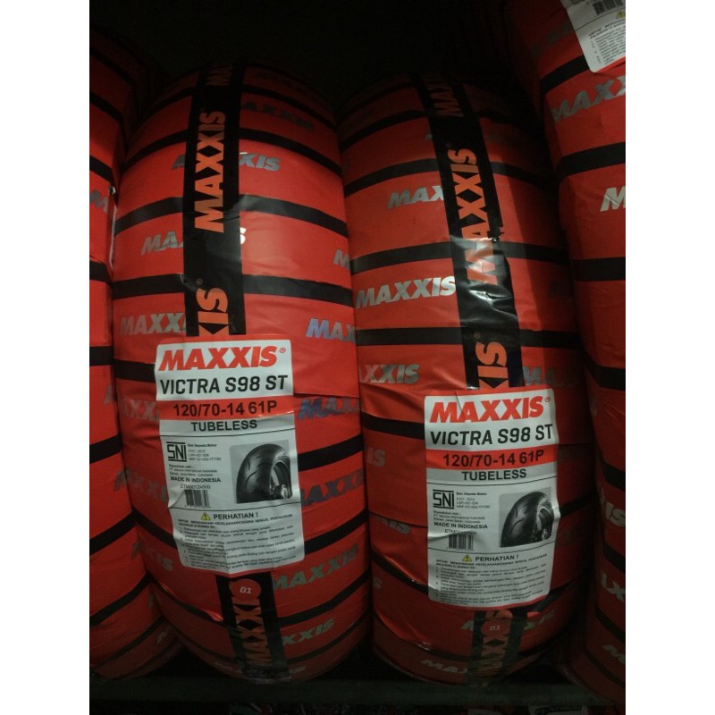 Ban Maxxis 120/70-14 Tubeless