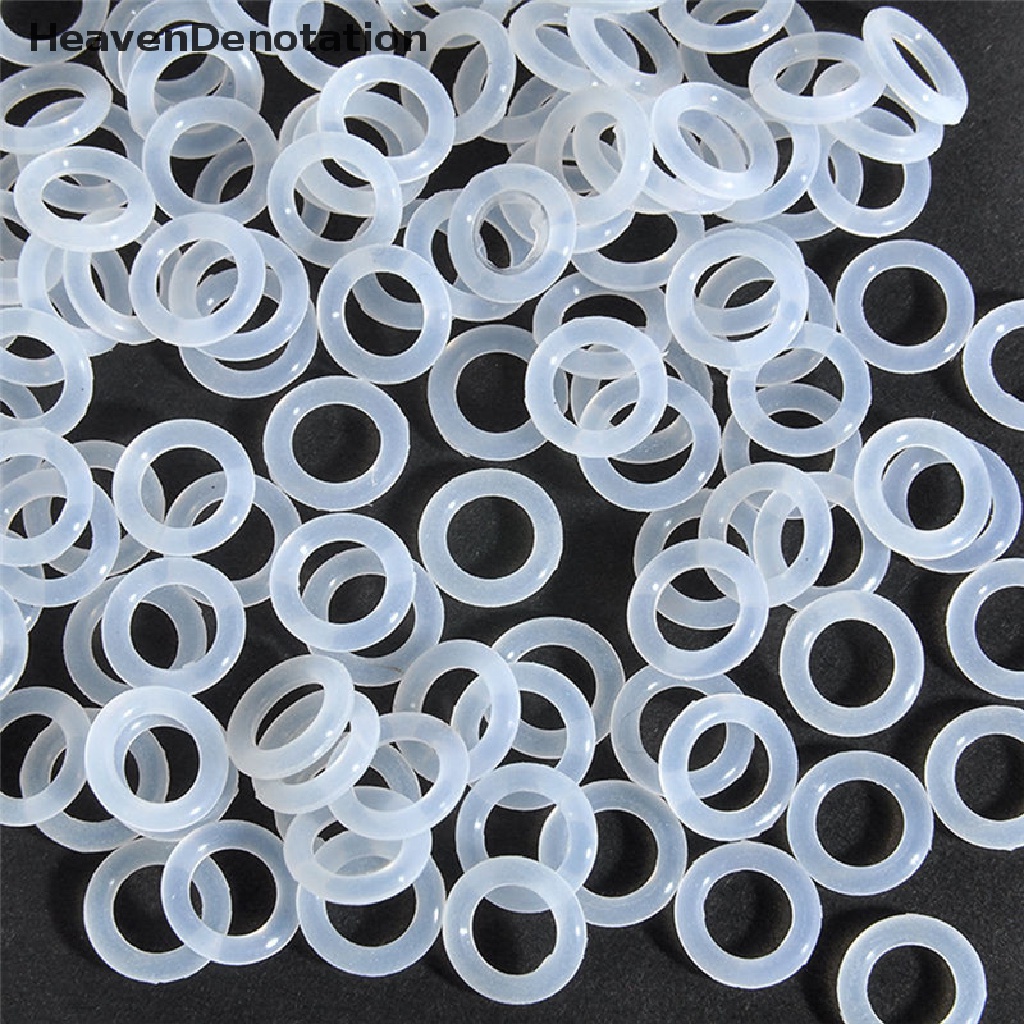 120pcs O-Ring Switch Dampeners Bahan Karet Silikon Warna Putih Untuk Cherry Mx Keyboard