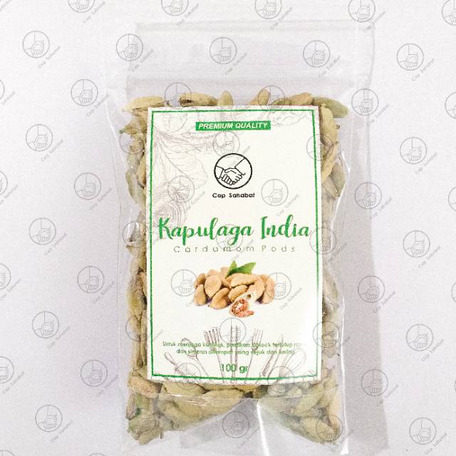 100gr 15gr Kapulaga India / Cardamom Pods / Rempah / JSR 100% PREMIUM QUALITY CAP SAHABAT