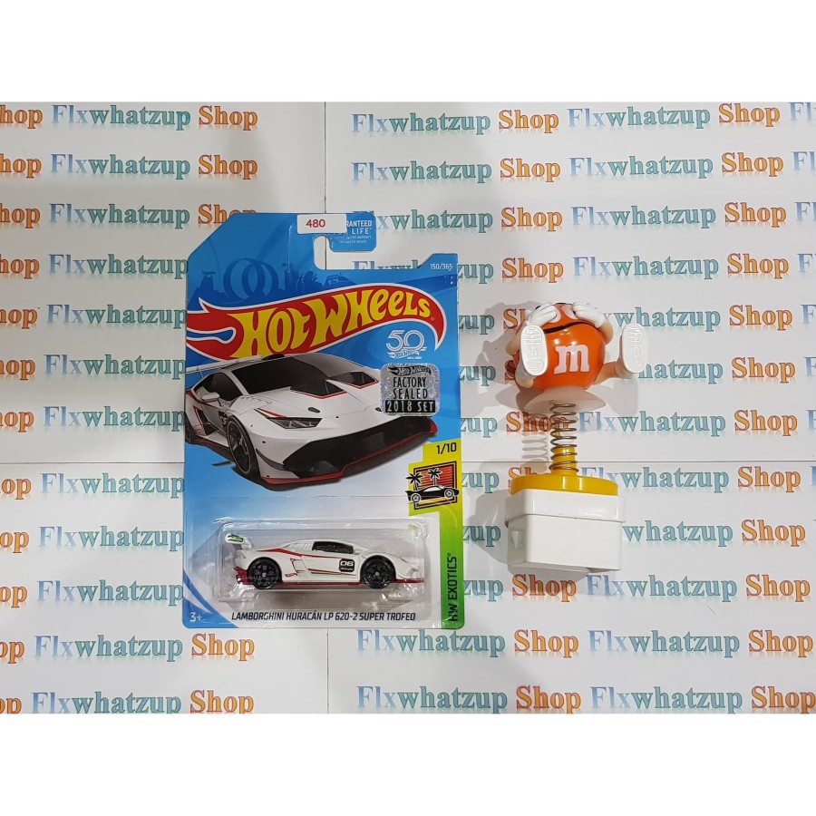 Hot Wheels Lamborghini Huracan LP620-2 - WHITE FACTORY SEALED