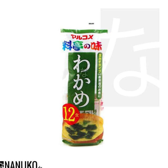 

Terlaris Marukome Japan Miso Wakame Instant Miso Soup Mix Sup Instant Jepang