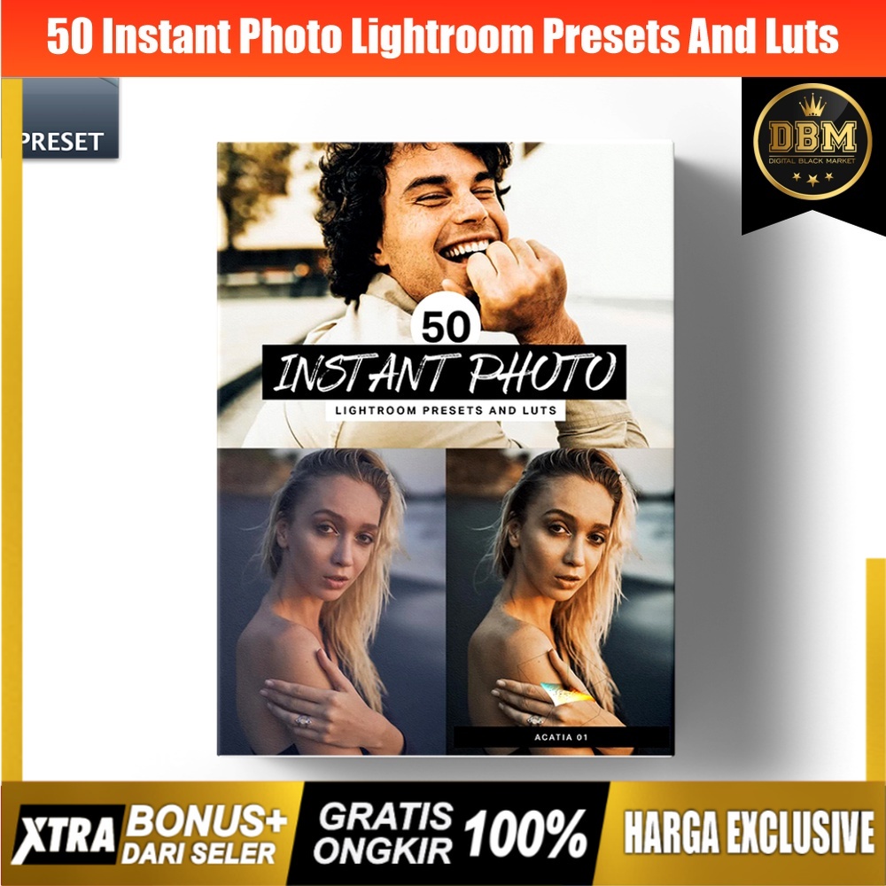 50 Instant Photo Lightroom Presets And Luts