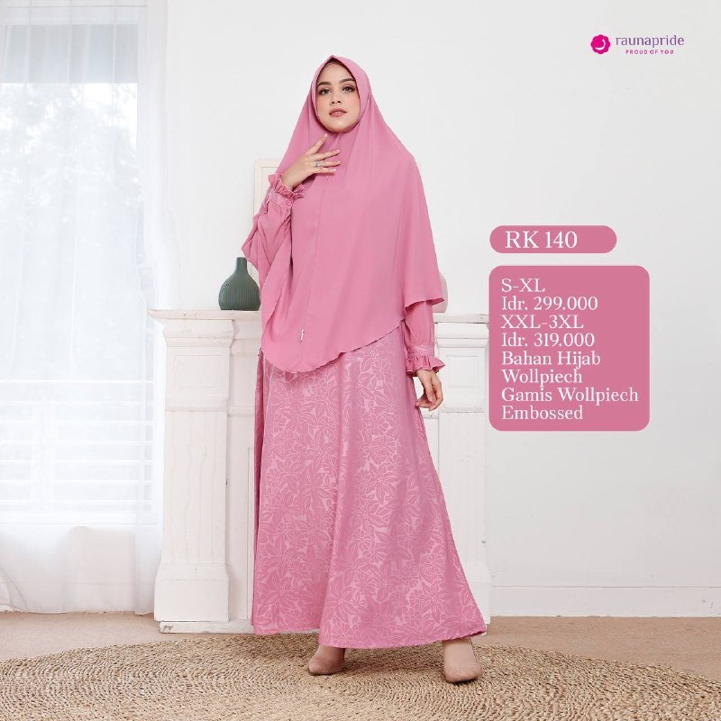 Dress Wanita Rauna / RK - 140 / Fashion Muslim