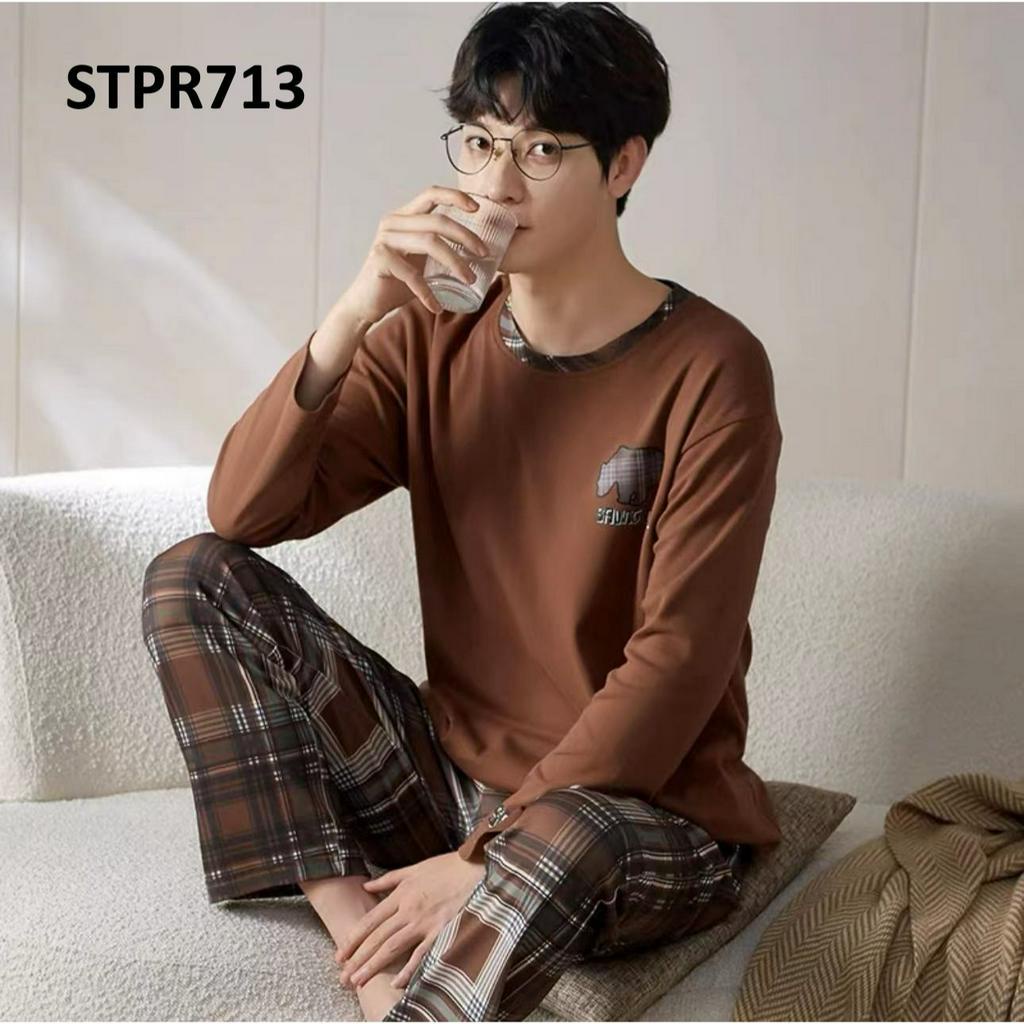 Piyama Pria - Baju Tidur Pria Motif Casual