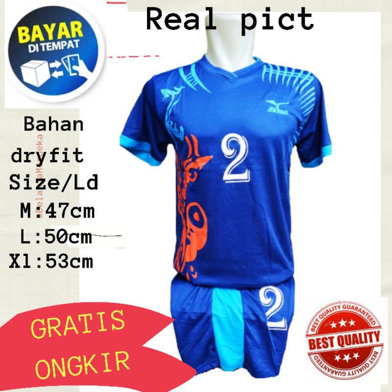 BAJU FUTSAL/JERSEY BOLA /BAJU VOLLY MIZ*NO