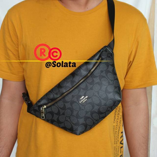 Tas Slempang Coach Pria Wanita - Waistbag Coach Pria Wanita - Handbag Coach Import