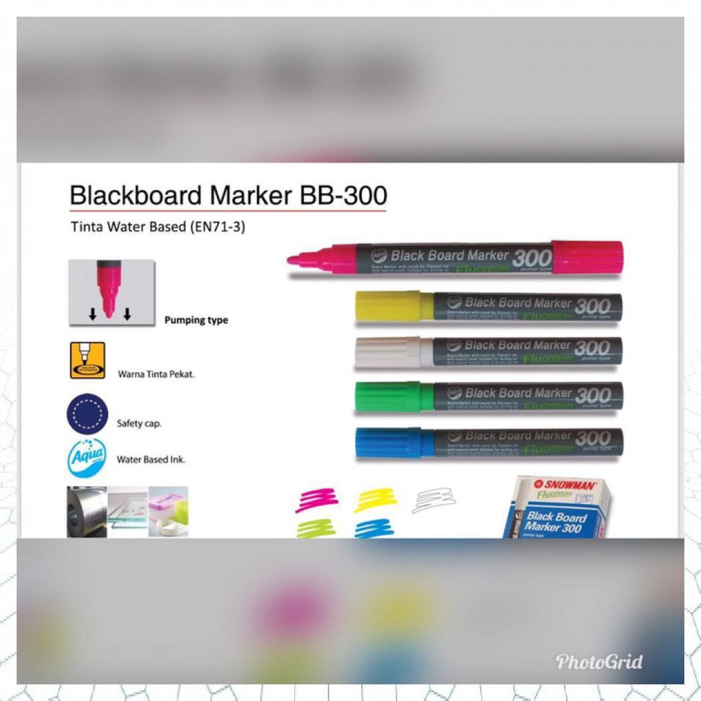 

Snowman Blackboard Marker Bb-300 Ori