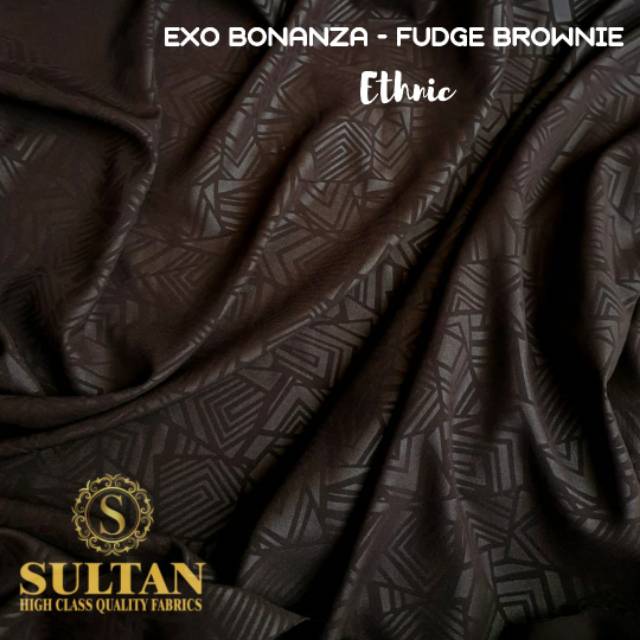0.5m EXO BONANZA embos ETHNIC fudge brownie ori Sultan (marzan anti uv)