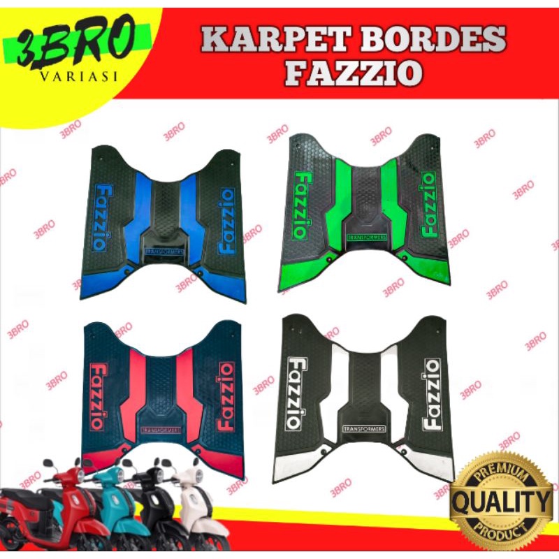 KARPET BORDES KARPET INJAK KARPET MOTOR VARIO 160 FAZZIO GEAR  best kuality