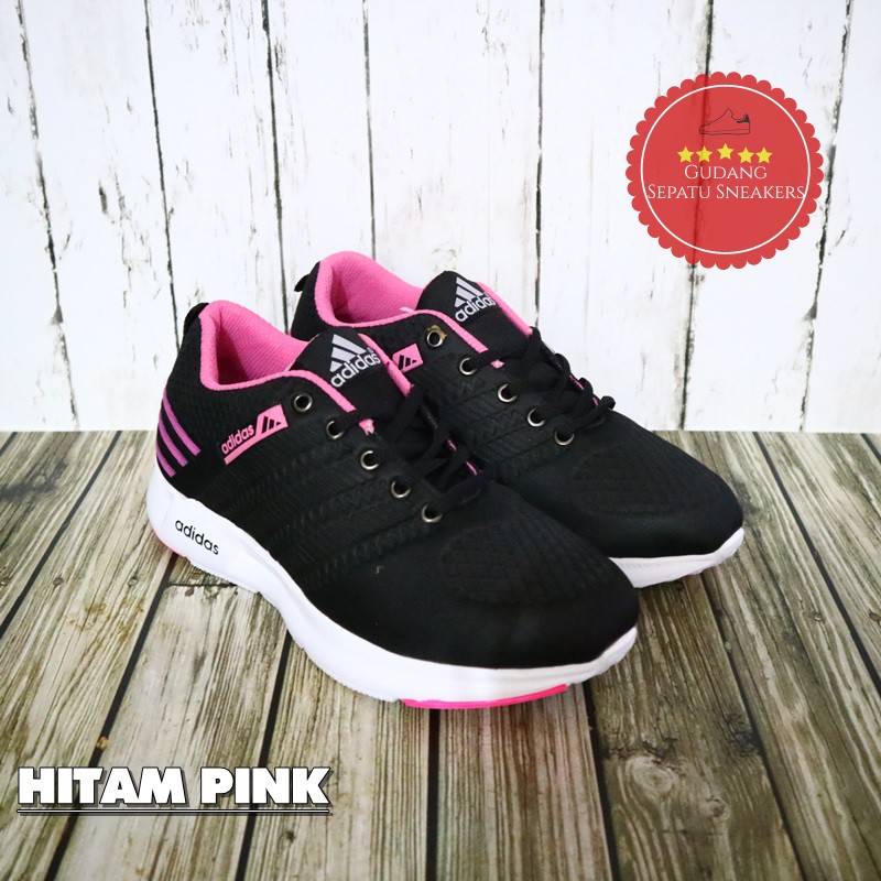 Sepatu Sneakers Wanita Adidas Neo Eqt V2 Made in Vietnam Senam Zumba Lari Olahraga Import Perempuan