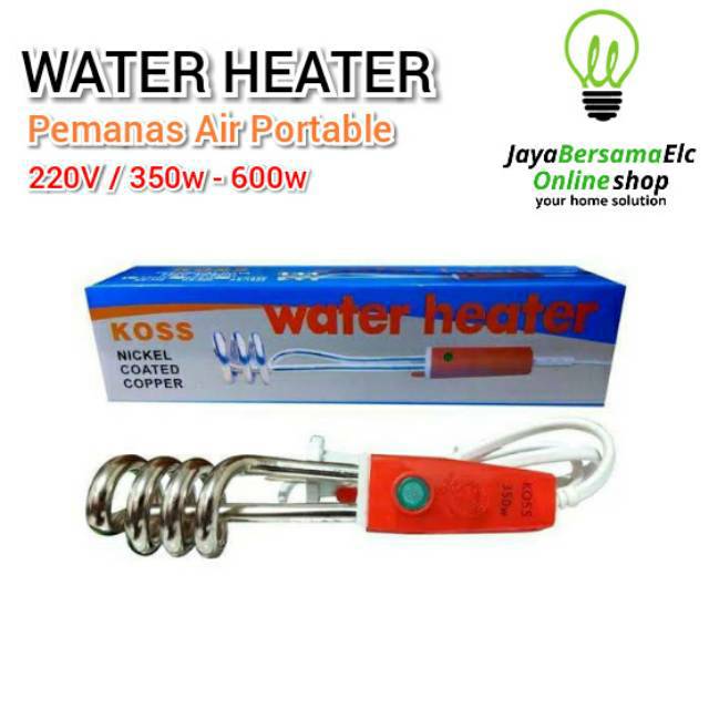 Pemanas Air Spiral Portable / Water Heater 350w /600w KOSS