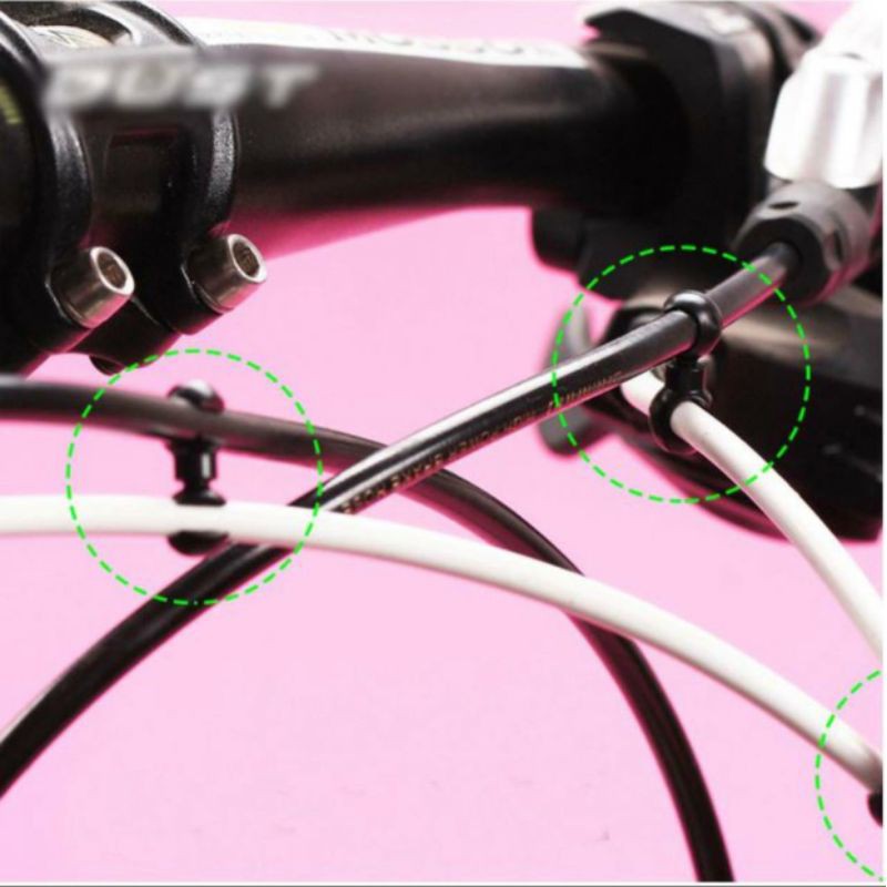 Klip Penjepit Rotating Hook S Clip Pengikat Kabel Rem &amp; Shifter Sepeda