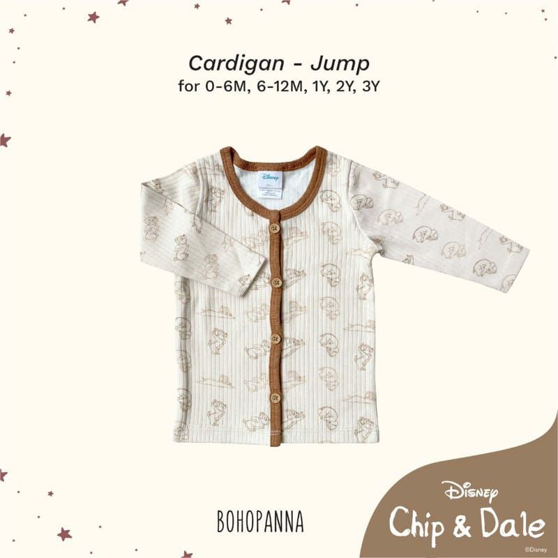 Bohopanna Cardigan Boy Disney Chip &amp; Dale // Cardigan Motif Anak Boy