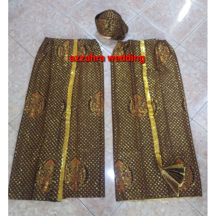 SET JARIK PRODO INSTAN + BLANGKON JOGJA HALUS/SEPASANG JARIK MANTEN JOGJA PLUS BLANGKON