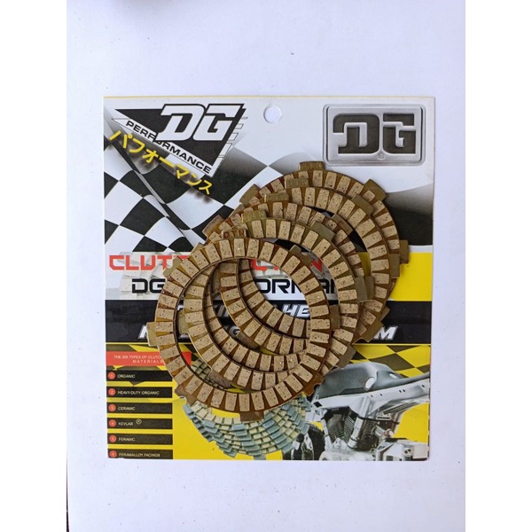 KAMPAS KOPLING RACING SUZUKI SHOGUN DG PERFORMANCE KEVLAR ORIGINAL
