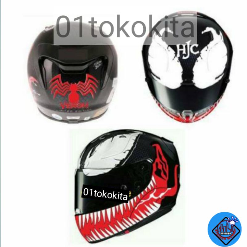 STICKER CUTTING,STIKER HELM HJC VENOM MURAH