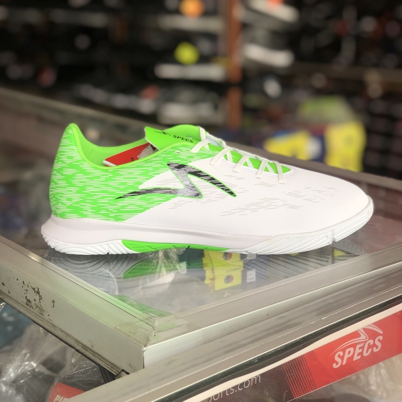 Specs Accelerator Alpha Pro IN - White/Green Gecko/Black