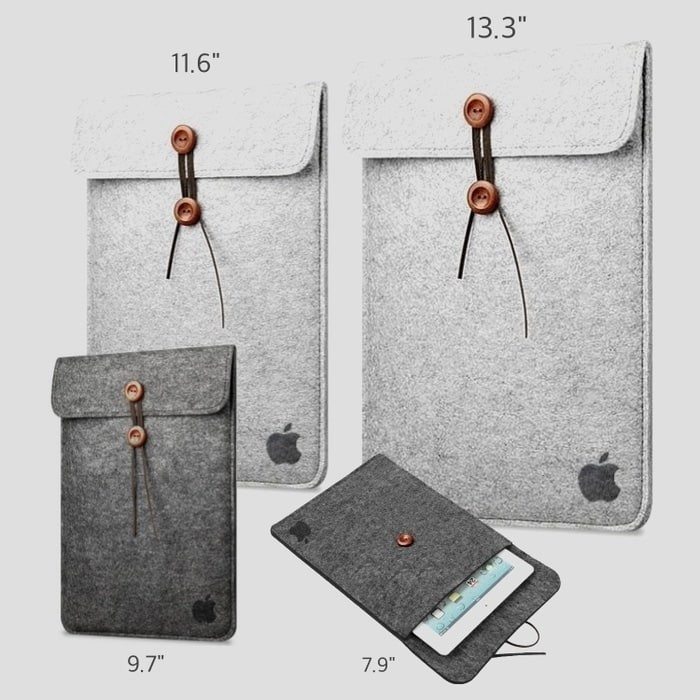 TAS LAPTOP SOFTCASE FELT SLEEVE MACBOOK AIR PRO 11 13/ IPAD AIR/MINI