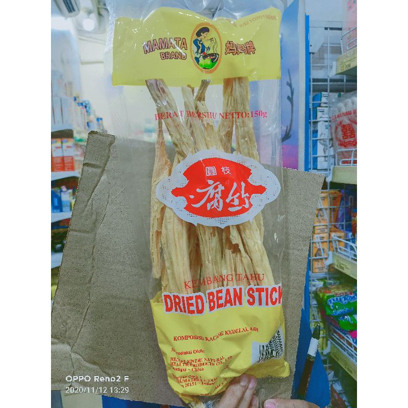 

[Sayuran] 120gr Kembang Tahu Stick / Tofu Dried Bean Mamata Brand Shabu