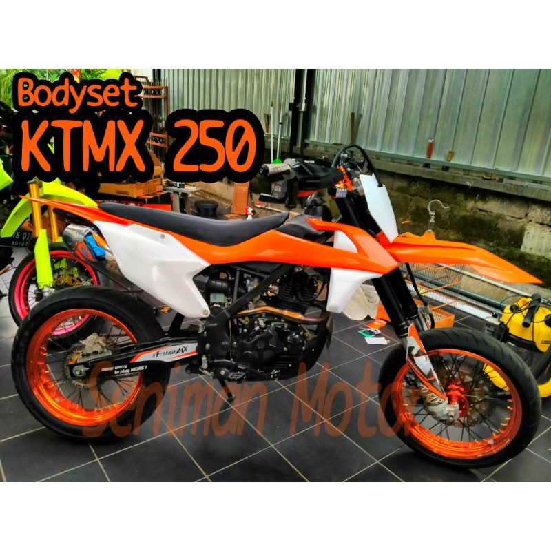 Body Set KTMX 250 PNP KLX DT Bodyset KTM 250 PNP KLX Cover Set KTMX Body Trail HRV SUPERMOTO
