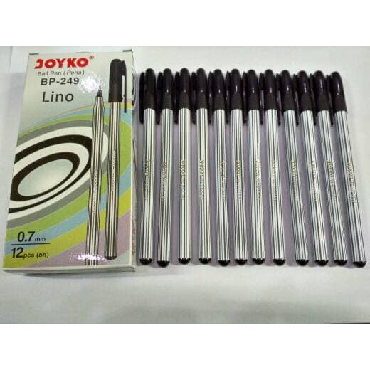 

NEW PRODUK BALLPOINT JOYKO BP-249 LINO 0,7 HITAM (PACK 12 PCS)