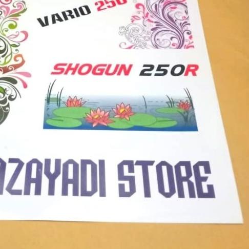 

➴ kertas stiker sticker chromo putih (glossy) a4 premium ➤
