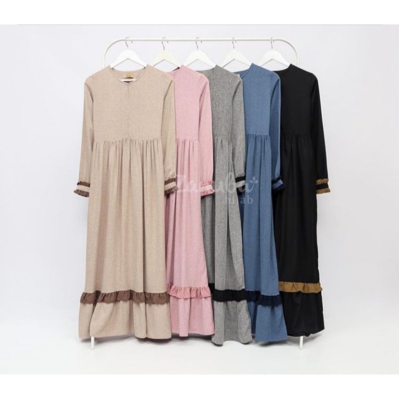 GAMIS SET XXL HIJAB SYAR'I GSK 38 ZANUBA JUMBO